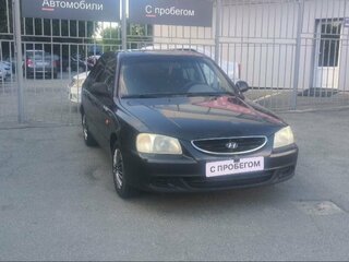 2006 Hyundai Accent ТагАЗ II, чёрный, 250000 рублей, вид 1