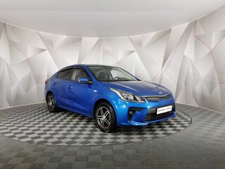 2017 Kia Rio IV, синий, 995000 рублей, вид 3