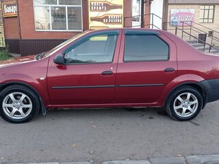 2009 Renault Logan I, пурпурный, 350000 рублей, вид 2