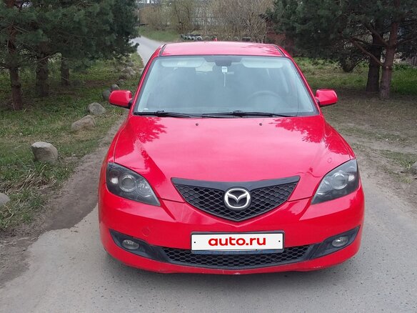 2007 Mazda 3 I (BK) Рестайлинг, красный, 500000 рублей