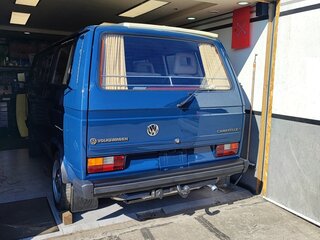 1989 Volkswagen Caravelle 5-speed T3, синий, 2100000 рублей, вид 5