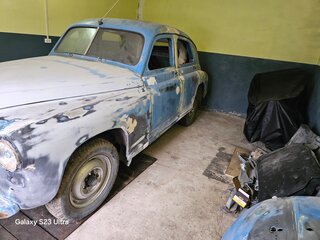 1954 ГАЗ М-20 «Победа», голубой, 300000 рублей, вид 2