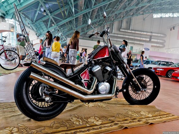 1995 Honda Shadow 600, пурпурный, 424524 рублей - вид 8