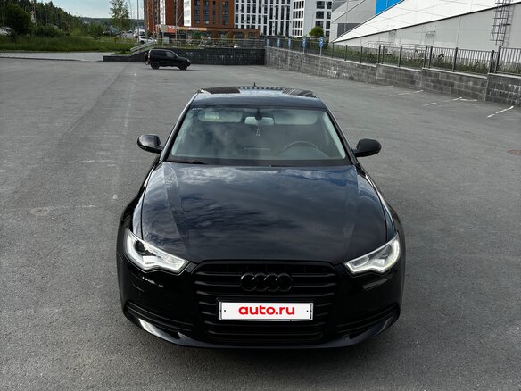 2012 Audi A6 IV (C7), чёрный, 1300000 рублей