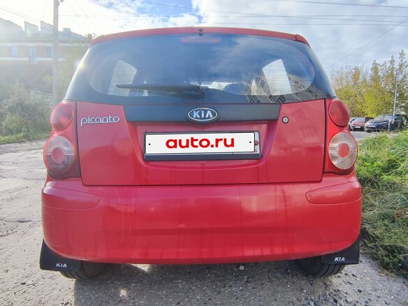 2009 Kia Picanto I Рестайлинг, красный, 300000 рублей - вид 3