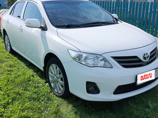 2012 Toyota Corolla X (E140, E150) Рестайлинг, белый, 1070000 рублей, вид 2