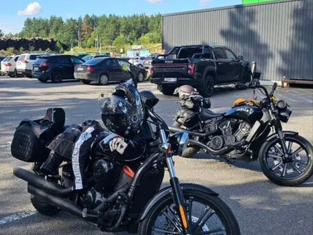 2008 Kawasaki VN900 Vulcan, чёрный, 550000 рублей, вид 2