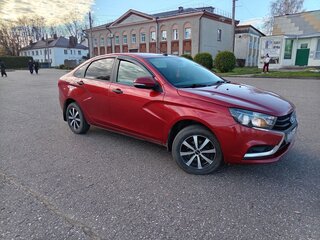 2016 Lada (ВАЗ) Vesta I, красный, 725000 рублей, вид 4