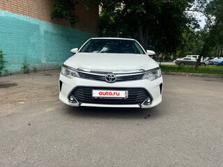 2014 Toyota Camry VII (XV50) Рестайлинг, белый, 1599999 рублей, вид 1