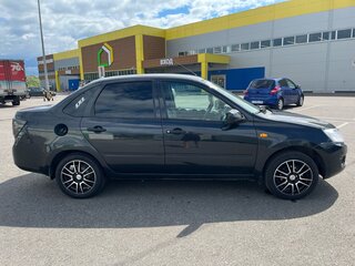 2013 Lada (ВАЗ) Granta I, чёрный, 650000 рублей, вид 3