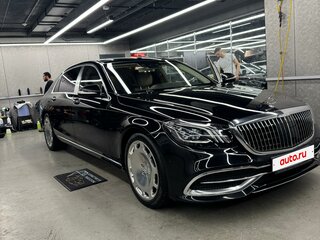 2017 Mercedes-Benz Maybach S-Класс 450 I (X222) Рестайлинг, чёрный, 5100000 рублей, вид 3