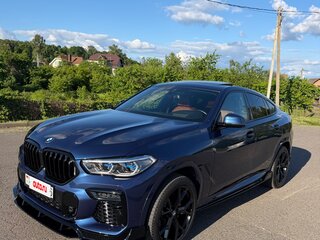 2022 BMW X6 40i III (G06), синий, 6000000 рублей, вид 2