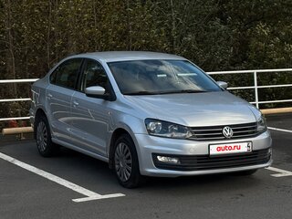 2017 Volkswagen Polo V Рестайлинг, серебристый, 1200000 рублей, вид 5