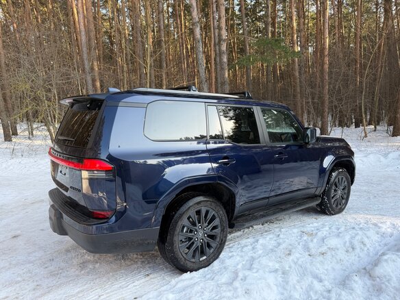 2025 Lexus GX 550 III, синий - вид 3