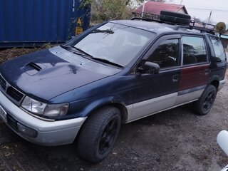 1996 Mitsubishi Chariot II, синий, 250000 рублей, вид 2