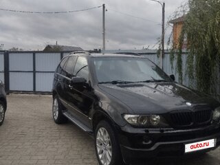 2004 BMW X5 3.0d I (E53) Рестайлинг, чёрный, 1400000 рублей, вид 1