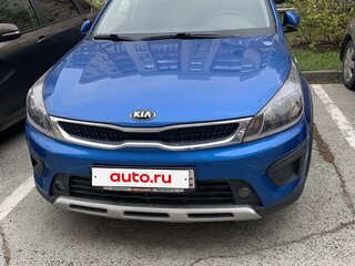 2020 Kia Rio X IV Рестайлинг, синий, 1300000 рублей, вид 3