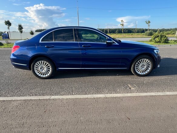 2014 Mercedes-Benz C-Класс 180 IV (W205), синий, 1500000 рублей - вид 5