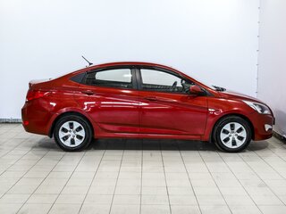 2015 Hyundai Solaris I Рестайлинг, красный, 1089000 рублей, вид 5