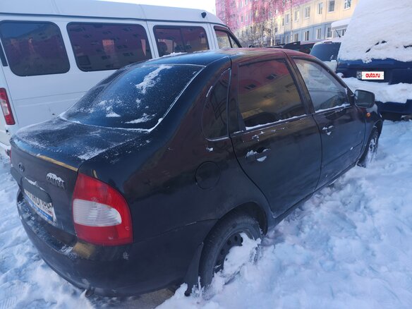 2010 Lada (ВАЗ) Kalina I, чёрный, 300000 рублей - вид 3