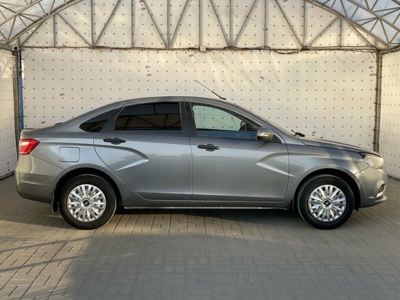 2018 Lada (ВАЗ) Vesta I, серый, 870000 рублей - вид 4