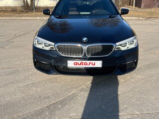 2019 BMW 5 серии 530d xDrive VII (G30/G31/G38), чёрный, 4190000 рублей, вид 2