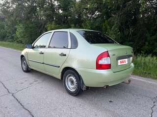2006 Lada (ВАЗ) Kalina I, зелёный, 110000 рублей, вид 4