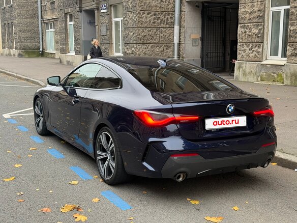 2020 BMW 4 серии 430i G22, G23, G26, синий, 5800000 рублей - вид 6