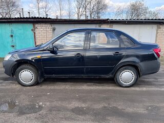 2014 Lada (ВАЗ) Granta I, чёрный, 200000 рублей, вид 4