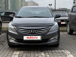 2014 Hyundai Solaris I Рестайлинг, серый, 830000 рублей, вид 2