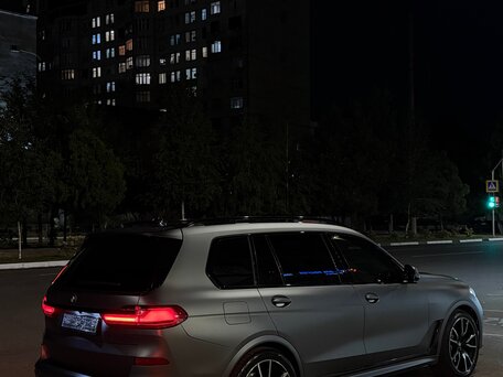 2019 BMW X7 40i I (G07), синий, 4390000 рублей, вид 4