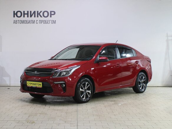 2017 Kia Rio IV, красный, 1199000 рублей