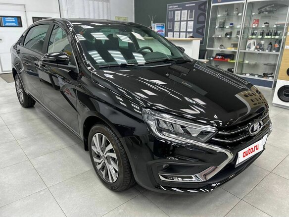 2024 Lada (ВАЗ) Aura, чёрный - вид 2