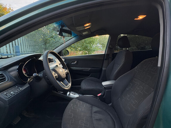 2012 Kia Rio 4-speed III, зелёный, 850000 рублей - вид 10