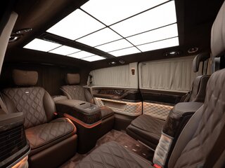 2026 Mercedes-Benz V-Класс Extra Long 300 d экстра длинный III (W447) Рестайлинг 2, чёрный, 44300000 рублей, вид 5
