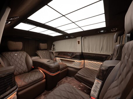 2026 Mercedes-Benz V-Класс Extra Long 300 d экстра длинный III (W447) Рестайлинг 2, чёрный, 44300000 рублей, вид 5