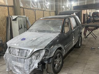 2003 Mercedes-Benz M-Класс 350 I (W163) Рестайлинг, чёрный, 850000 рублей, вид 4