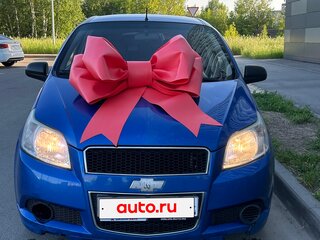 2009 Chevrolet Aveo I Рестайлинг, синий, 390000 рублей, вид 2