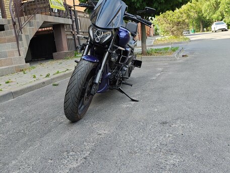 2002 Yamaha XV 1700 Warrior, синий, 880000 рублей, вид 4