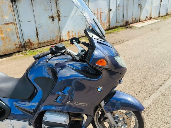 2003 BMW R 1150 RT, синий, 450000 рублей - вид 4