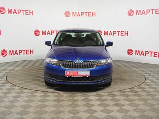 2017 Skoda Rapid I Рестайлинг, синий, 1318000 рублей, вид 2