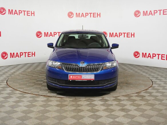 2017 Skoda Rapid I Рестайлинг, синий, 1318000 рублей - вид 2