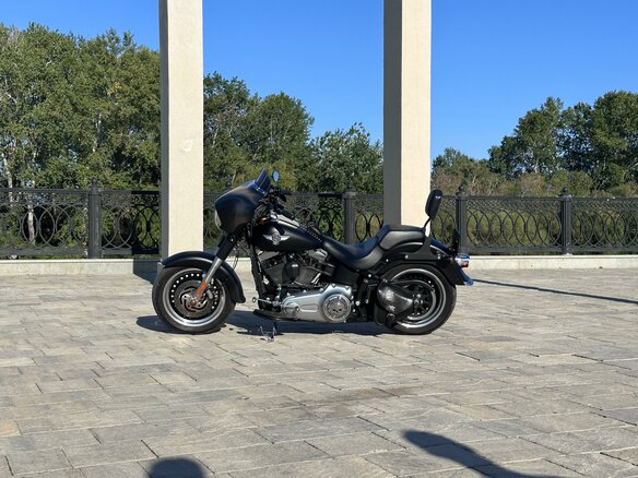 2014 Harley-Davidson Fat Boy, чёрный, 1350000 рублей - вид 14