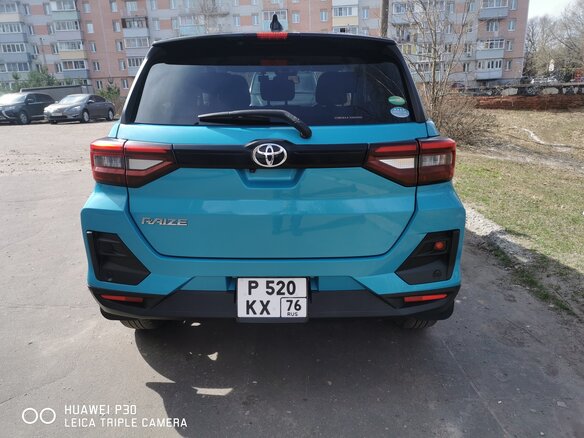 2020 Toyota Raize I, синий, 1720000 рублей - вид 10
