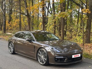 2021 Porsche Panamera 4S E-Hybrid Sport Turismo II Рестайлинг, коричневый, 11200000 рублей, вид 4