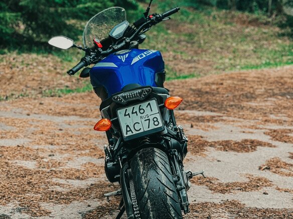 2016 Yamaha MT-09 (FZ-09), синий, 640000 рублей - вид 7