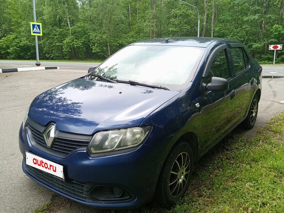 2018 Renault Logan II, синий, 500000 рублей - вид 1