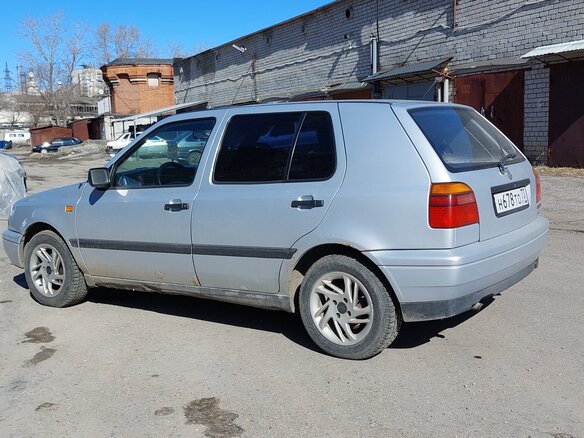 1995 Volkswagen Golf III, серый, 130000 рублей - вид 7