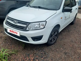 2017 Lada (ВАЗ) Granta I, белый, 410000 рублей, вид 1