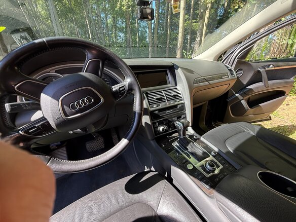2013 Audi Q7 I (4L) Рестайлинг, чёрный, 2000000 рублей - вид 12